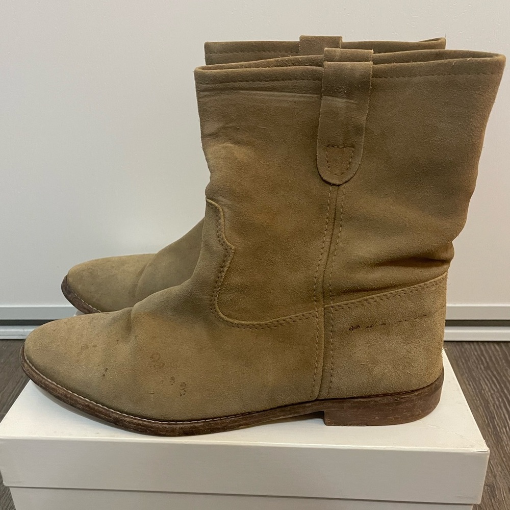 Isabel Marant Jenny Camel Boots Size 41 10W